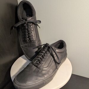 Vans🖤🖤🖤 M10 Old Skool Classic Tumble Triple Black Mono Shoes